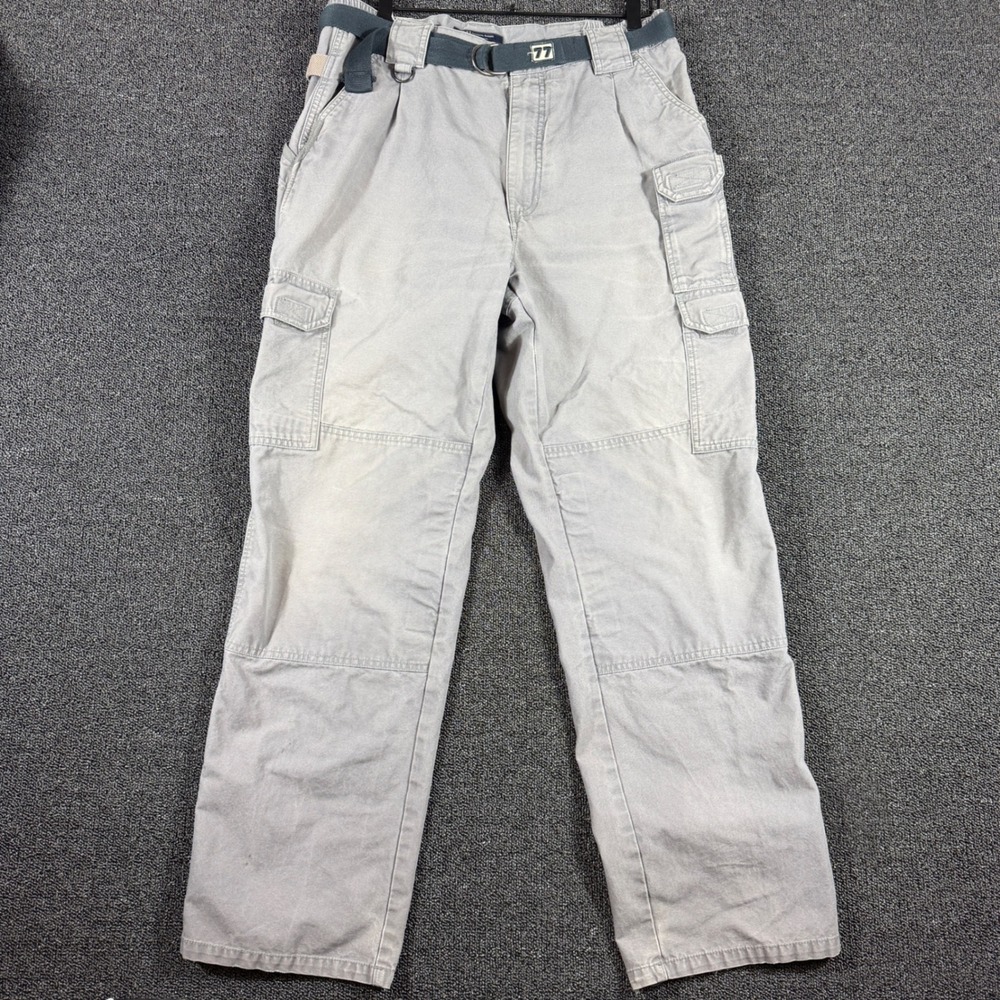 5.11 Tactical Series Cargo Pants Men's 34x32 Gray Cotton Canvas Utility 74251‎